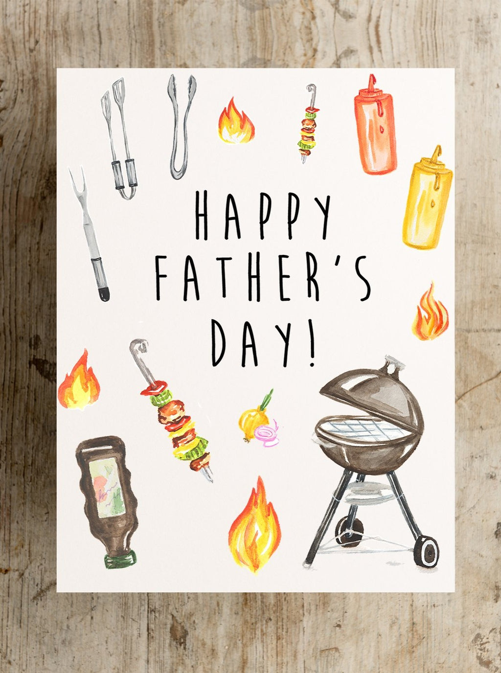 Happy Father's Day Grilling Card – The Jewelry Bx