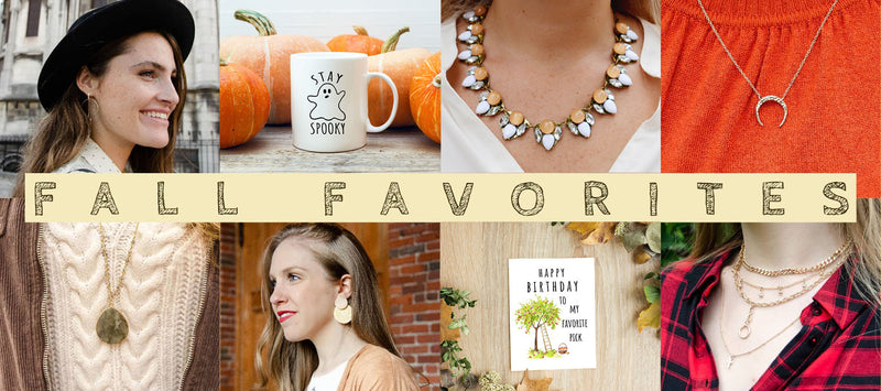 fall favorite jewelry and home good