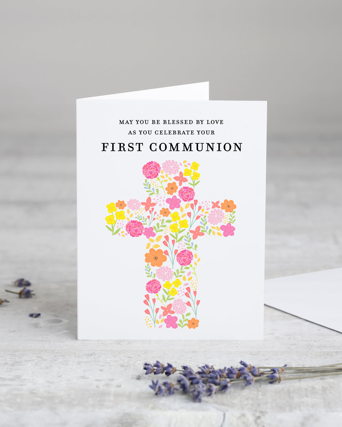 catholic first communion greeting card