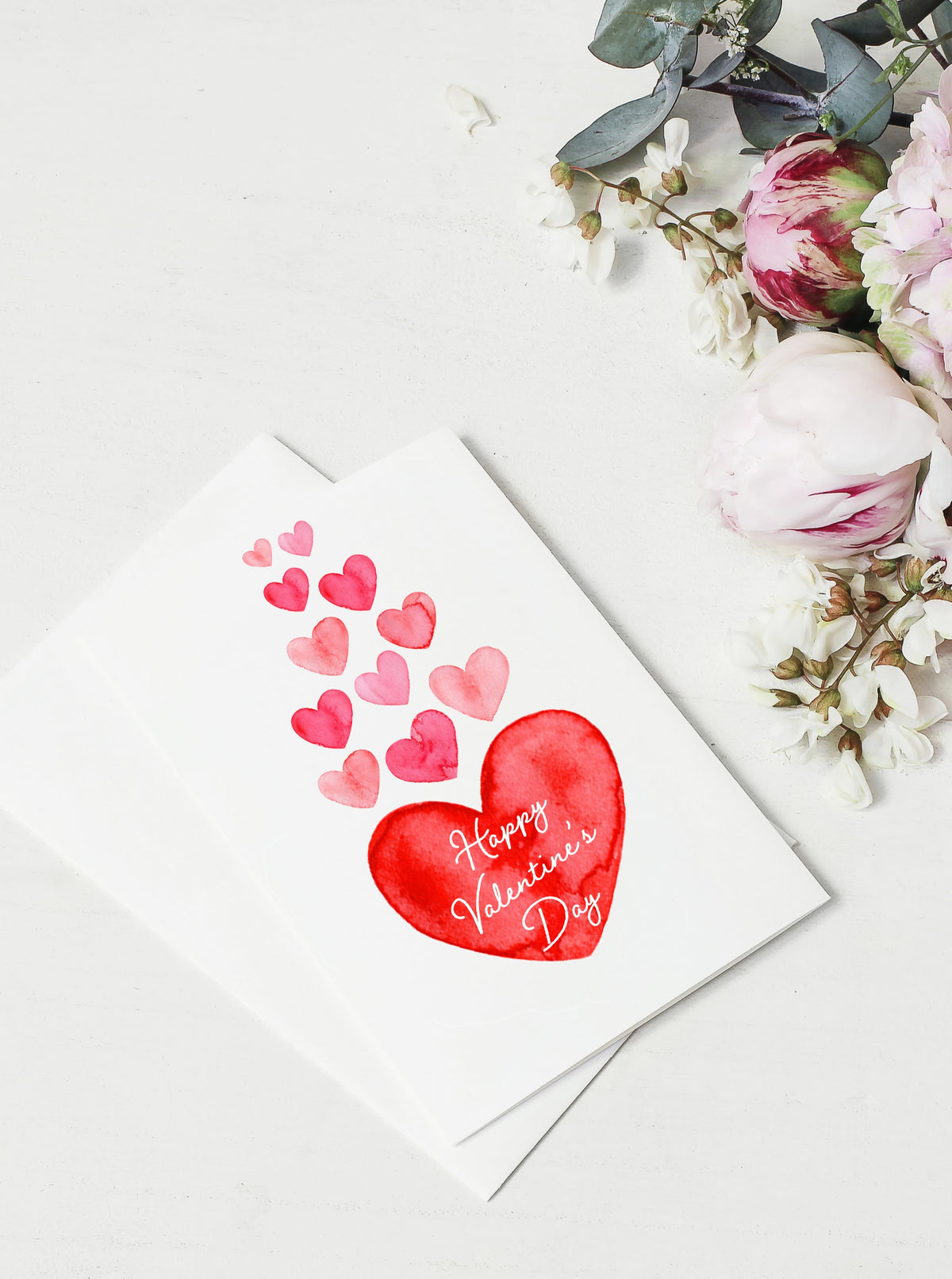 Happy Valentine's Day Hearts Card – The Jewelry Bx