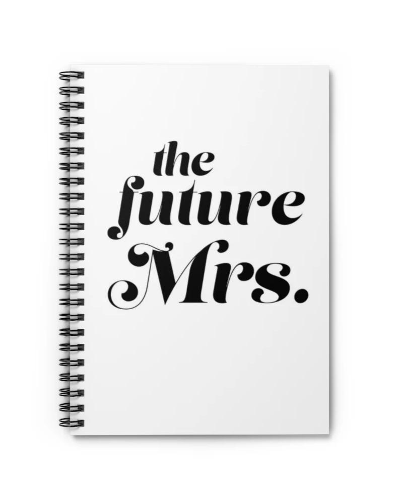 the future mrs wedding notebook