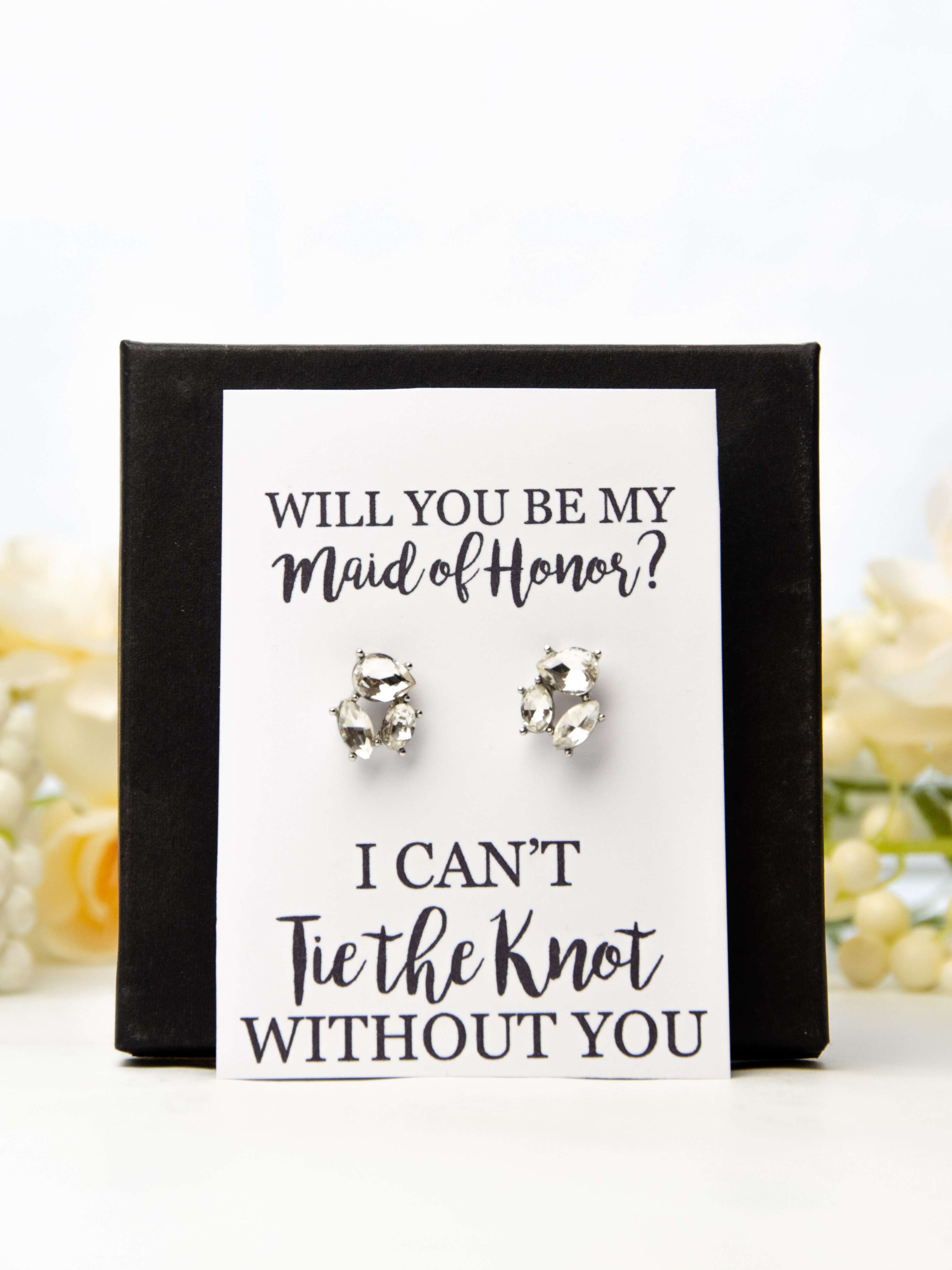 Maid of honor earrings online