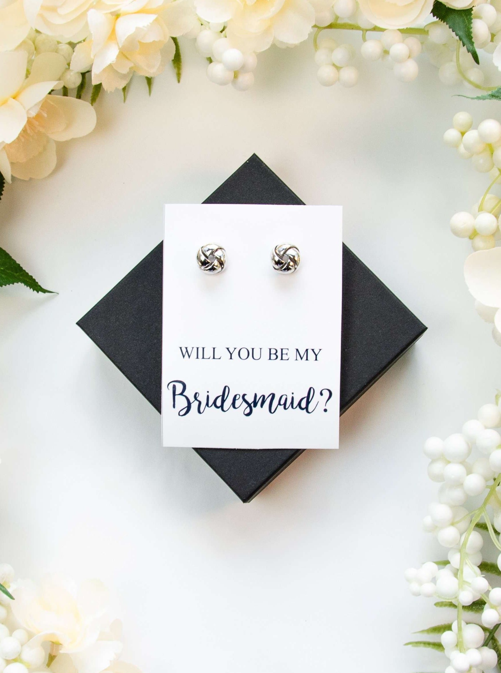 Bridesmaid clearance proposal earrings