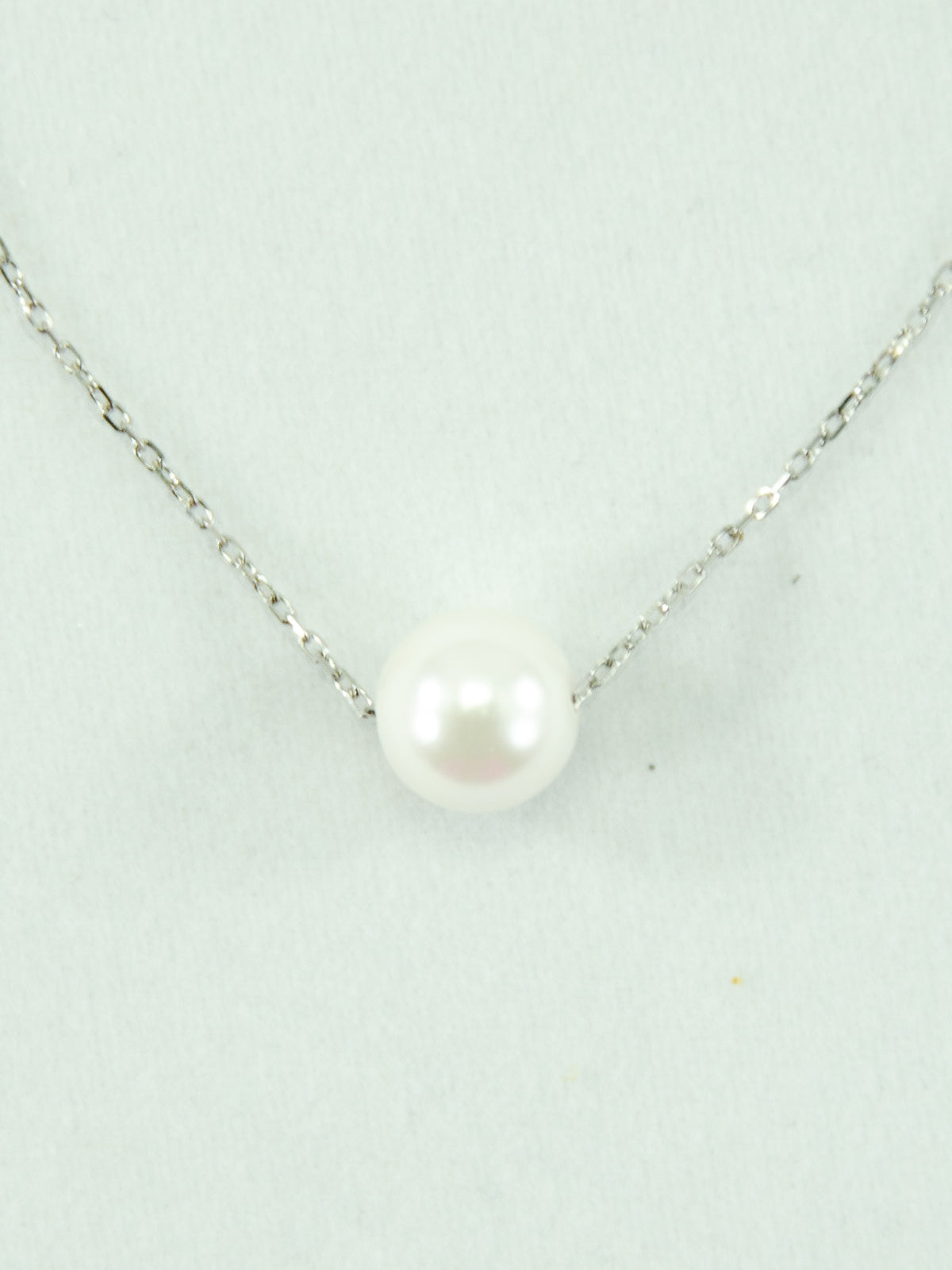 Mother of The Bride Gift from Daughter Mother of The Bride Necklace from Bride Real Pearl Necklace Mom of Bride Gift to Mom - 1 Strand+Silvr Cross No