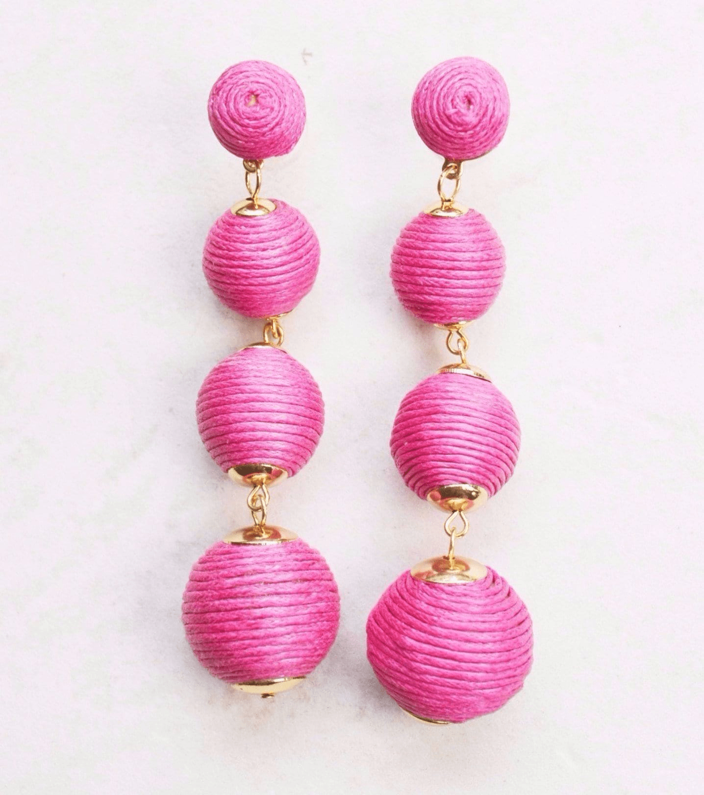 Large Watermelon/Rose Earrings | Big Chunky Pageant Earrings | L&M Bling -  lmbling