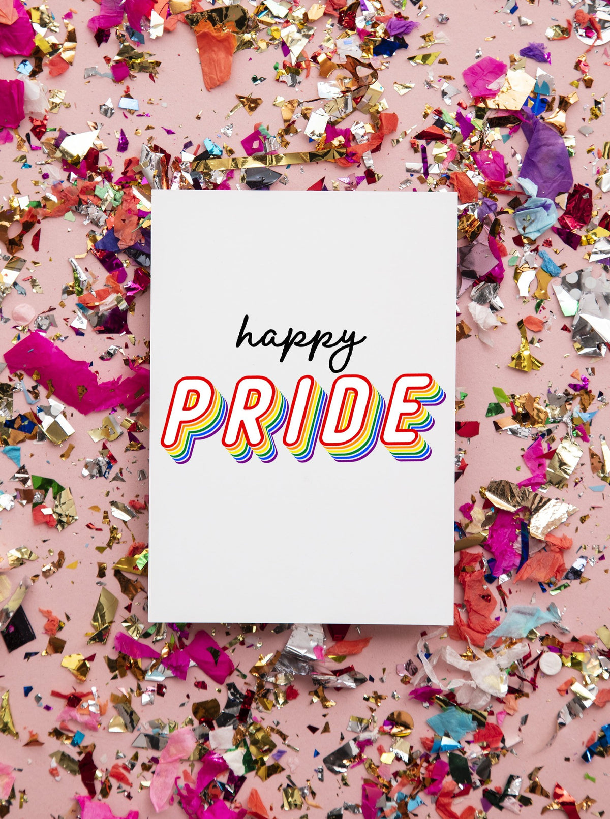 Happy Pride Rainbow Card