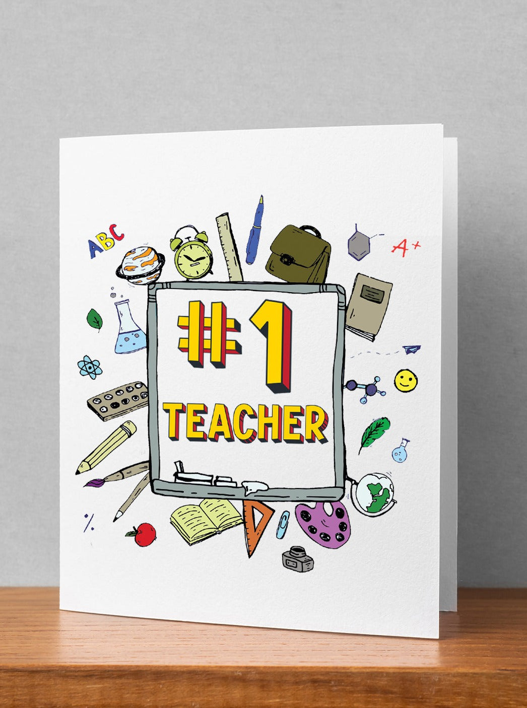 Best Teacher Appreciation Greeting Card – The Jewelry Bx