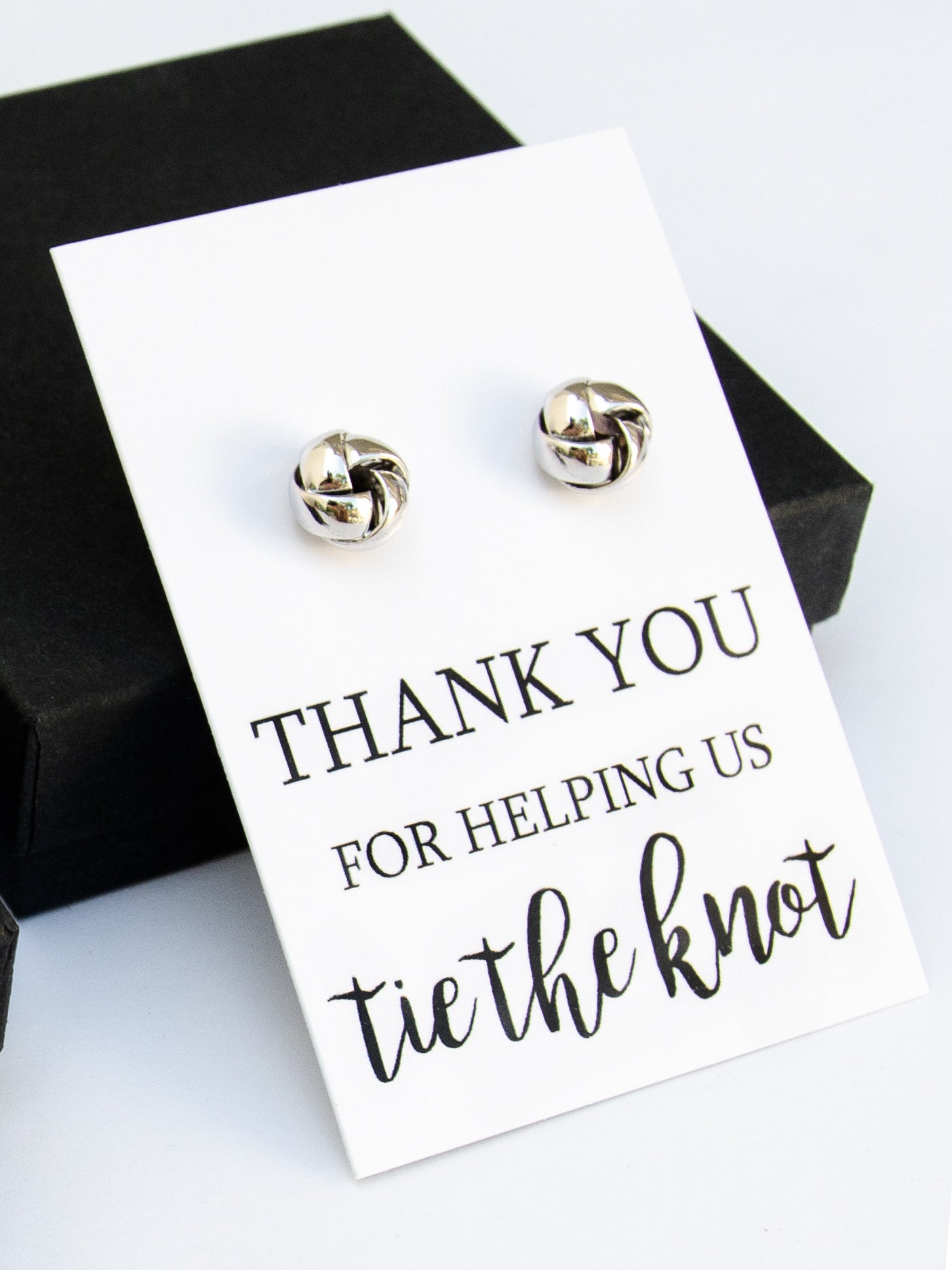 thank you for helping us tie the knot